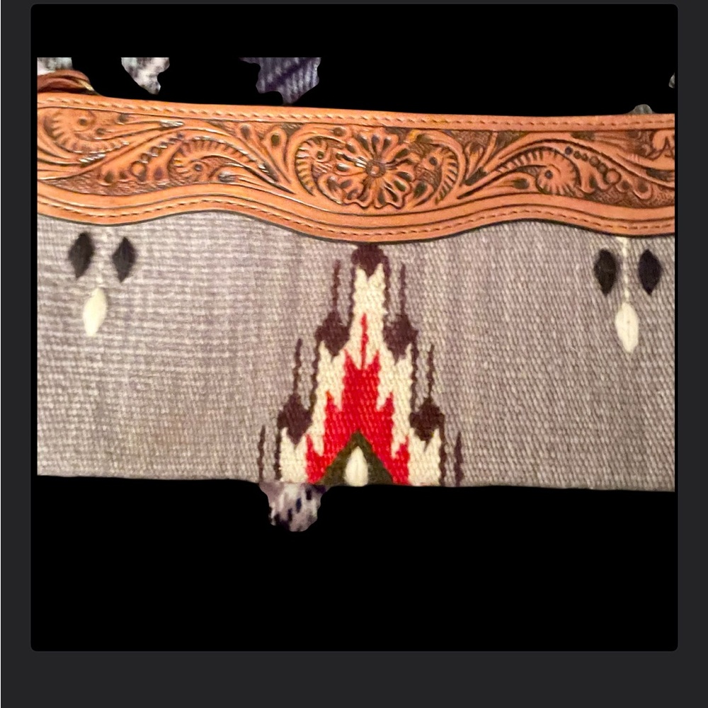 American Darling Aztec Saddle Blanket Wristlet, New in plastic